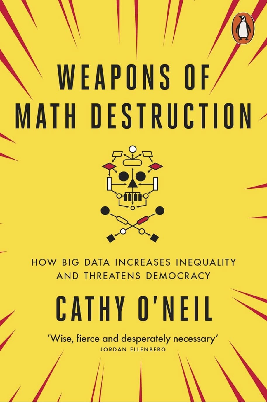 Buchcover Weapons of Math Destruction von Cathy O'Neil