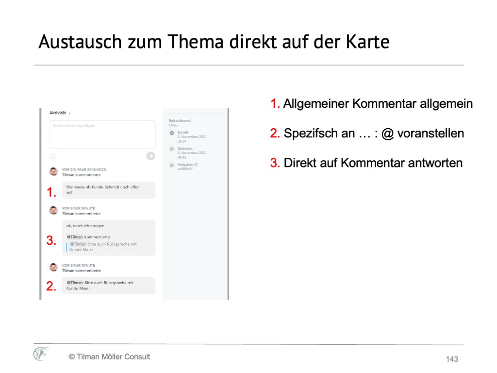 meistertask-nutzen-aufgabenkarten-dialog Direkte kontextbezogene Kommunikation
